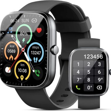 Smart Watch for Men Women (Answer/Make Call), 2025 New 1.91" HD SmartWatch, Fitness Watch with 120+ Sport Modes, IP68 Waterproof, Heart Rate/Sleep Monitor, Pedometer, Activity Tracker for Android iOS